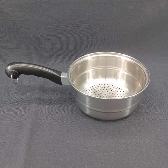 Saladmaster 8" Stainless Steel Steamer Insert Pan pot strainer with Handle USA - Picture 1 of 13